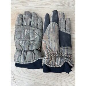 Gates Mens Thermolite Insulated Camo Hunting Gloves Tree Bark Camouflage XL